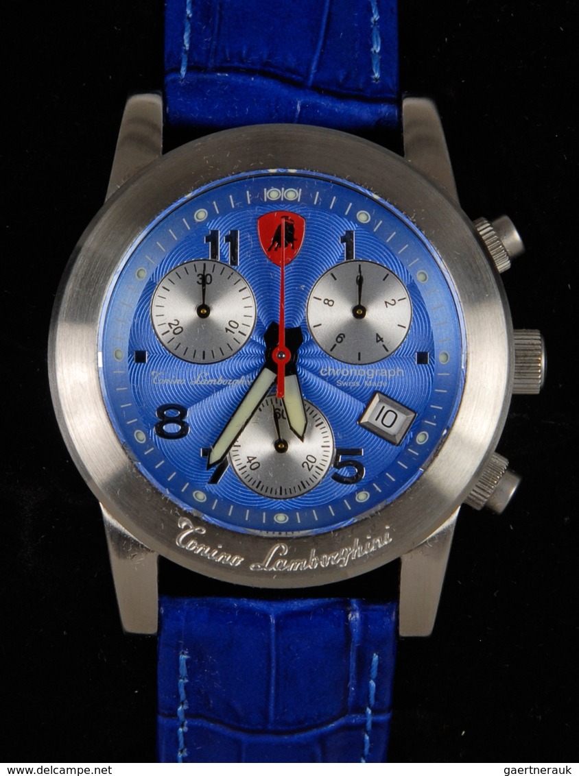 Uhren: 2 Herrenarmbanduhren Tonino Lamborghini: B3 655368 Und B3 656536 (Limitiert Auf 2.000 Stück. - Autres & Non Classés
