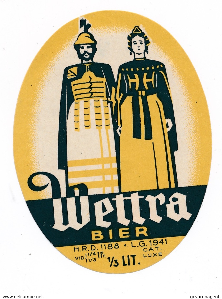 WETTEREN - WETTRA BIER  +- 1941 - Beer