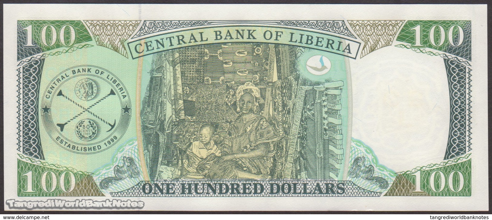 TWN - LIBERIA 30e - 100 Dollars 2009 Prefix EB UNC - Liberia