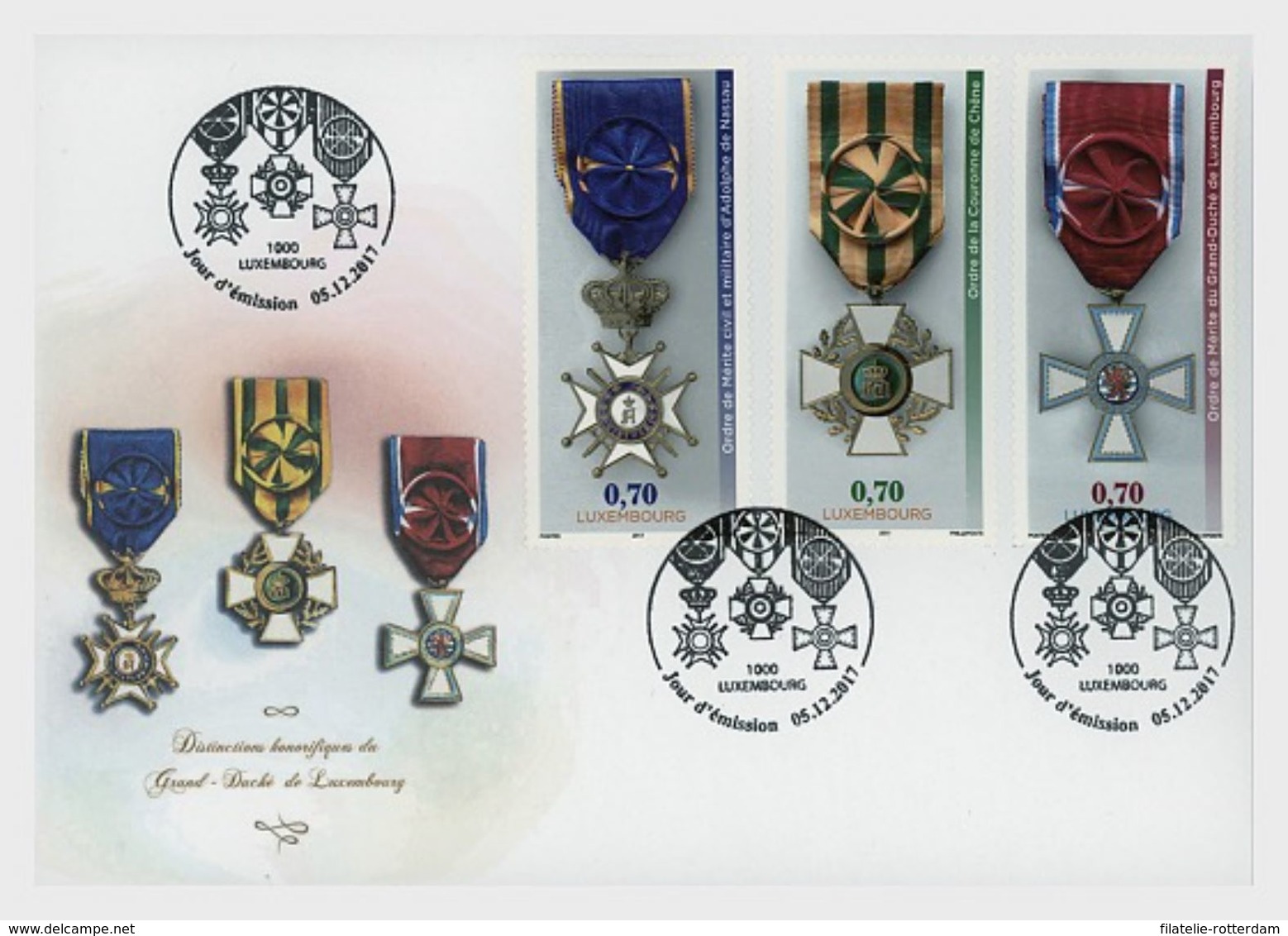 Luxemburg / Luxembourg - Postfris / MNH - FDC Order Of Merit 2017 - Ungebraucht