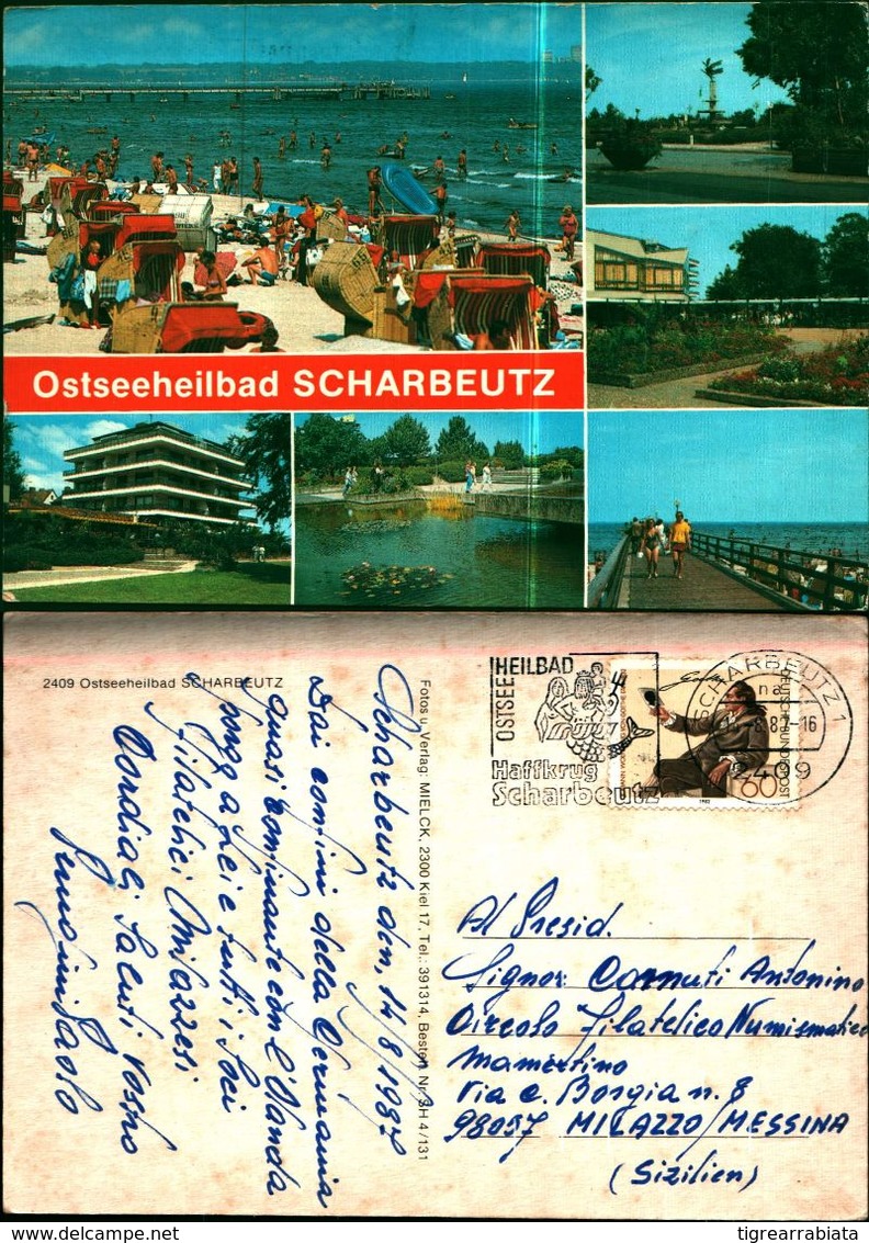 8087a)cartolina-ostseeheilbad -scharbeutz - Scharbeutz