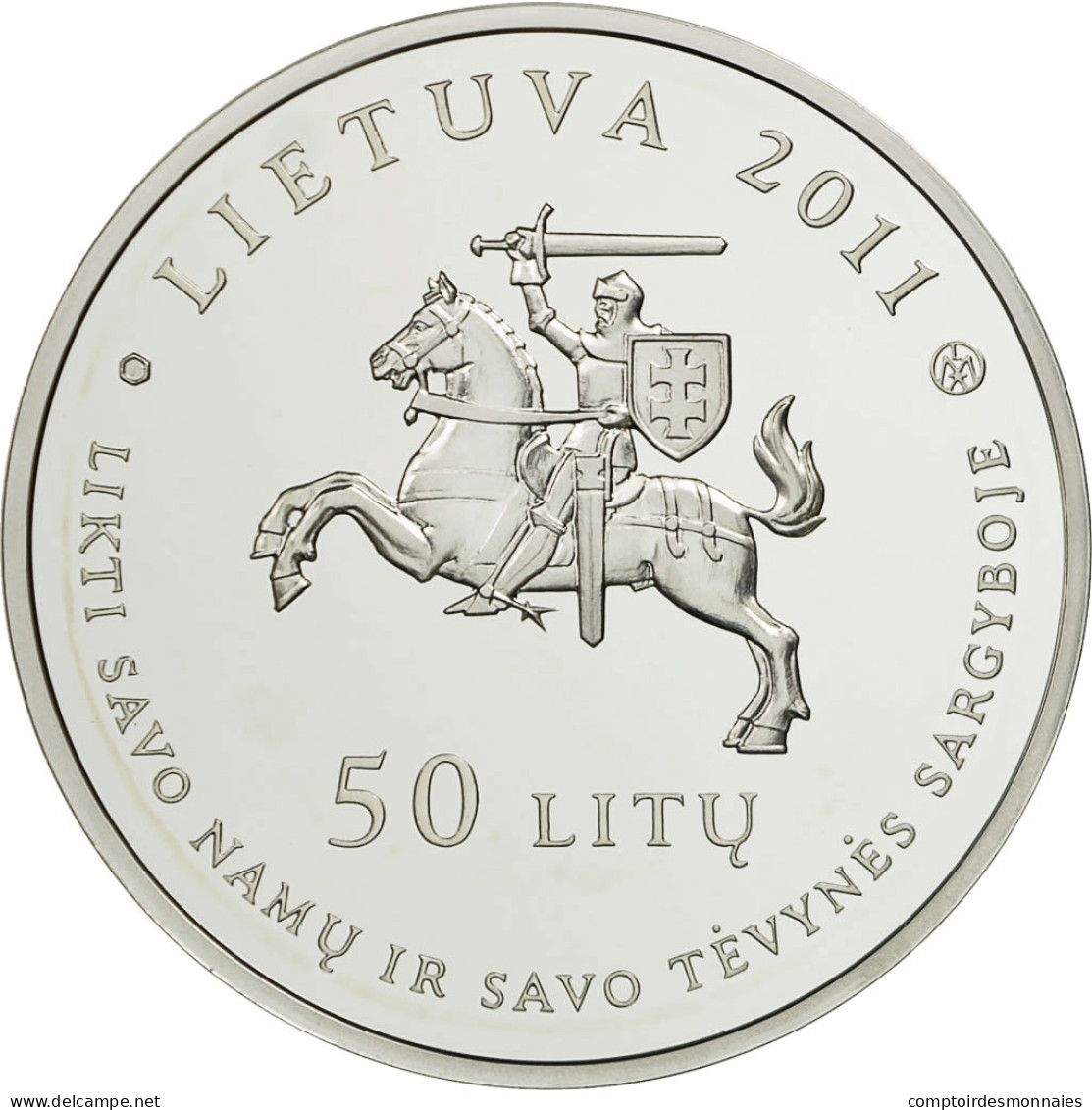 Monnaie, Lithuania, 50 Litu, 2011, FDC, Argent, KM:174 - Lituanie