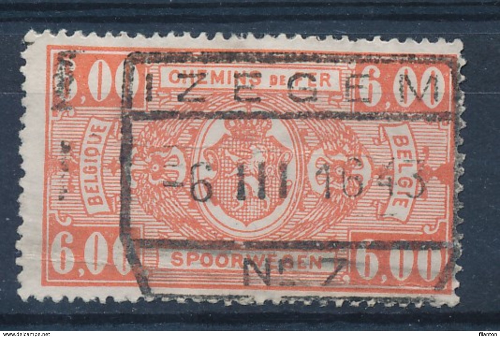 BELGIE - TR 251 - Cachet  "IZEGEM Nr 7" - (ref. 18.547) - Autres & Non Classés