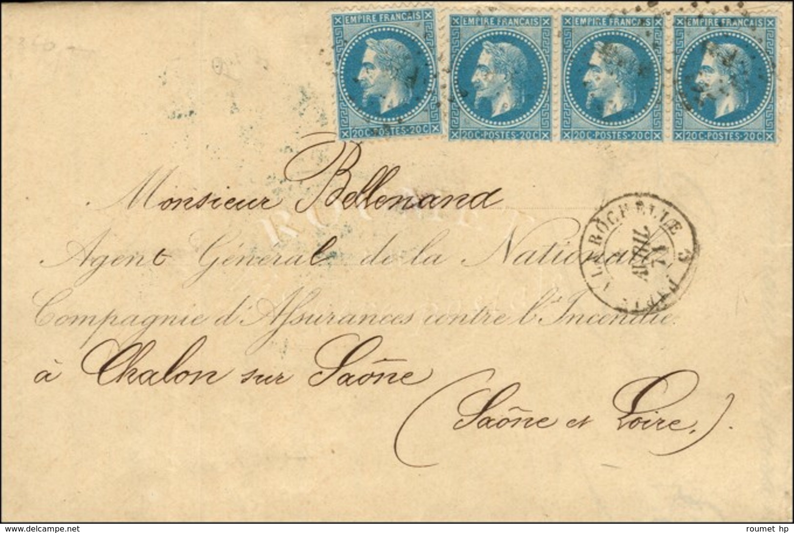 Lettre Avec Texte Daté De Paris Le 4 Avril 1871, Acheminée Par Passeur Privé Et Remise à L'ambulant. Losange PR / N° 29  - Krieg 1870
