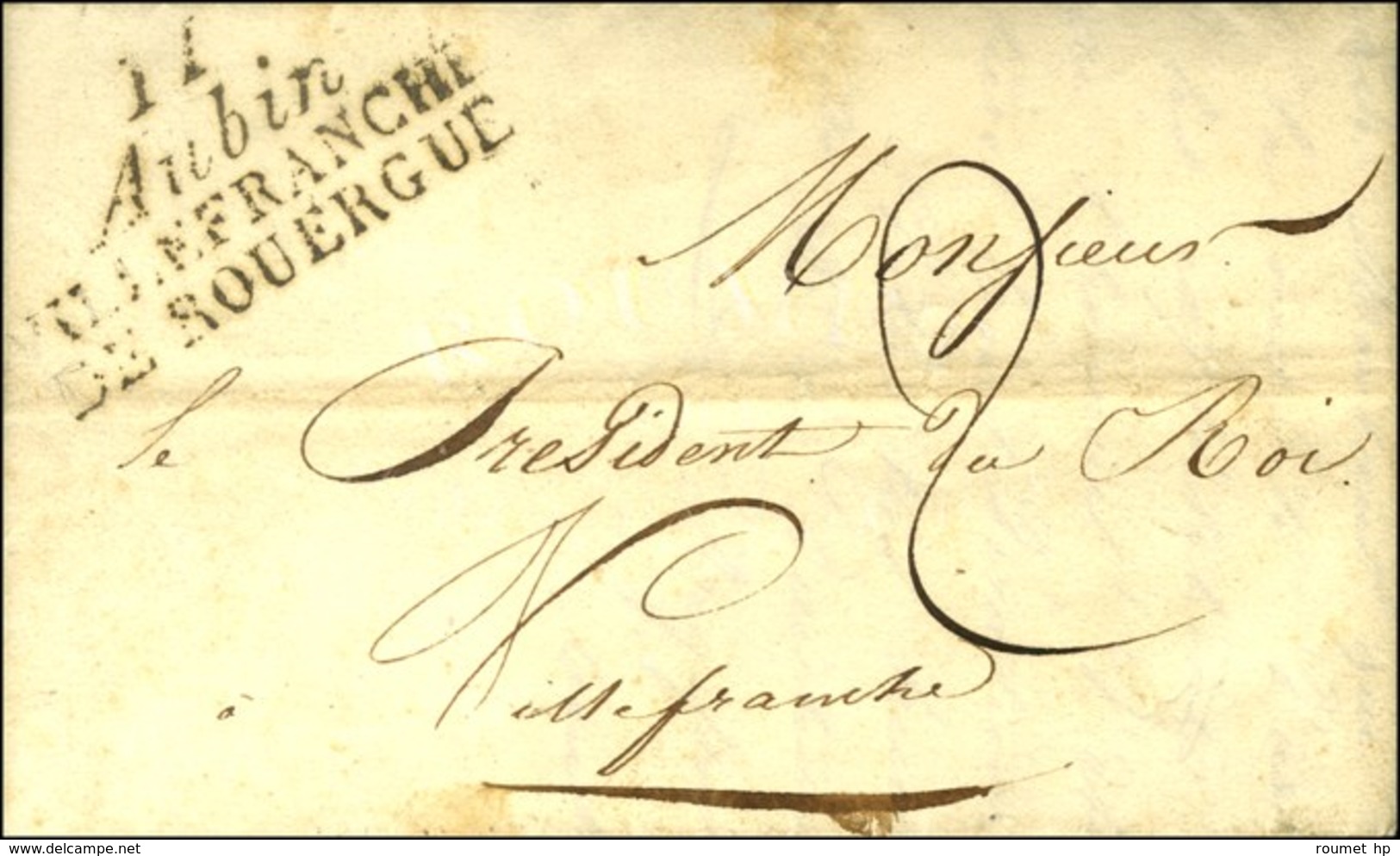 11 / Aubin / VILLEFRANCHE / DE ROUERGUE. 1829. - SUP. - 1801-1848: Precursors XIX