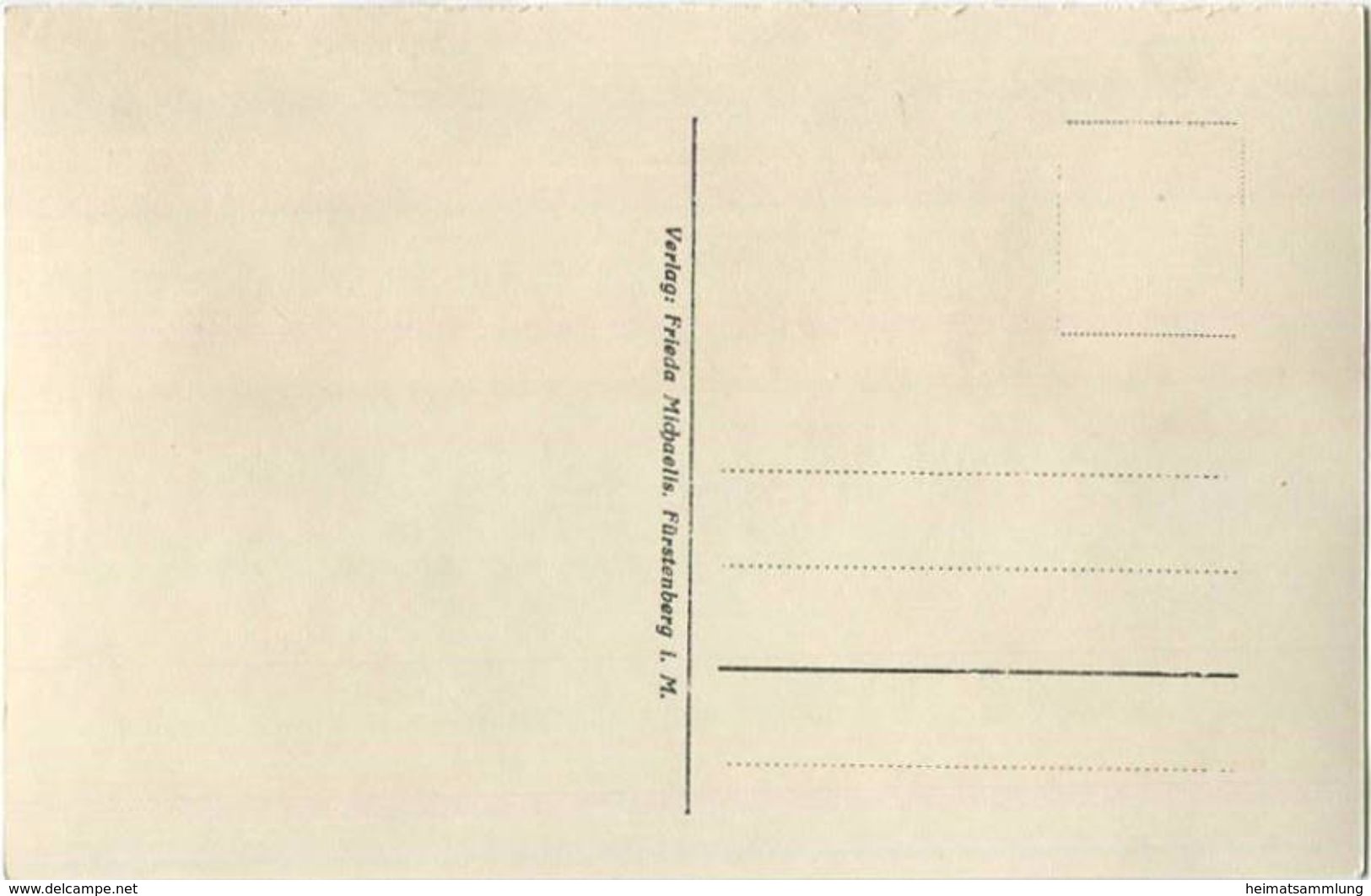 Fürstenberg I. M. - Röblinsee-Uferweg - Foto-AK 30er Jahre - Verlag Frieda Michaelis Fürstenberg - Fürstenberg