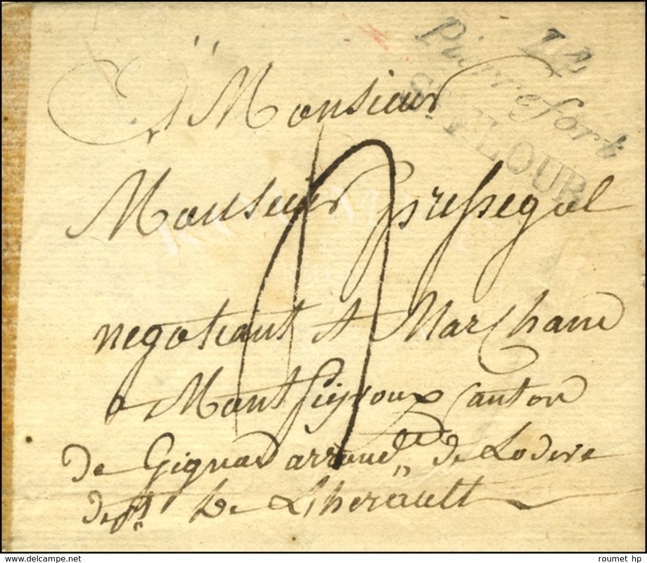 14 / Pierrefort / St FLOUR Sur Lettre Avec Texte Daté De Montpeyroux. 1816. - TB / SUP. - 1801-1848: Precursori XIX