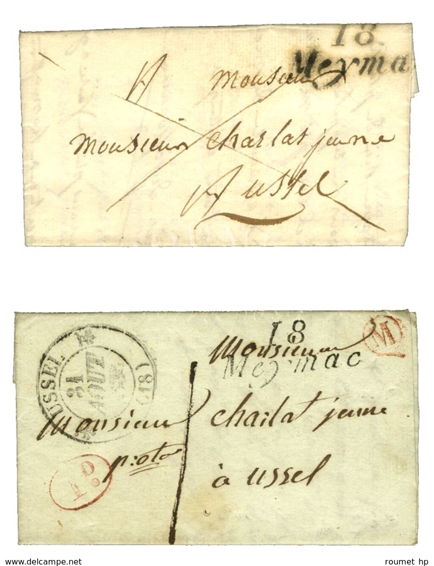 Lot De 2 Cursives De Corrèze. - B / TB. - 1801-1848: Precursori XIX