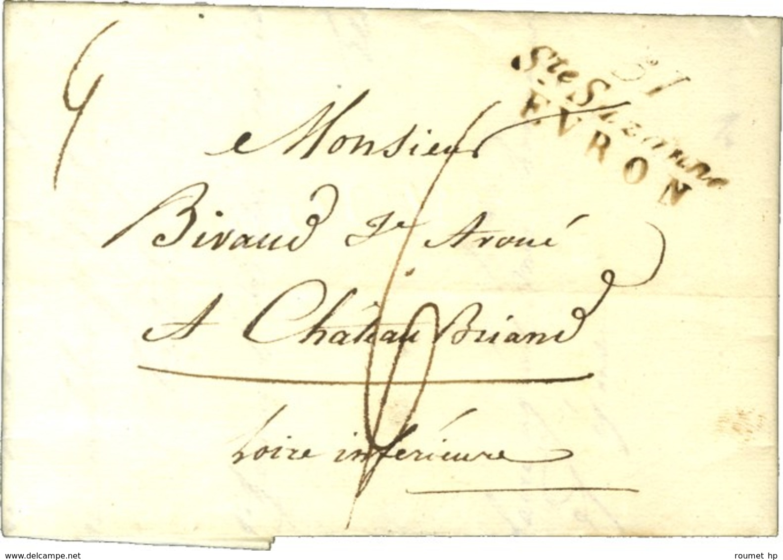 51 / Ste Suzanne / EVRON Sur Lettre Avec Texte Daté 1825. - TB / SUP. - 1801-1848: Precursori XIX