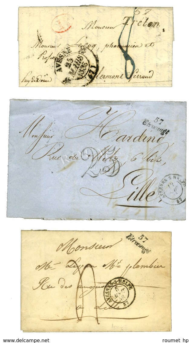 Lot De 3 Cursives Du Nord. - TB. - 1801-1848: Precursori XIX