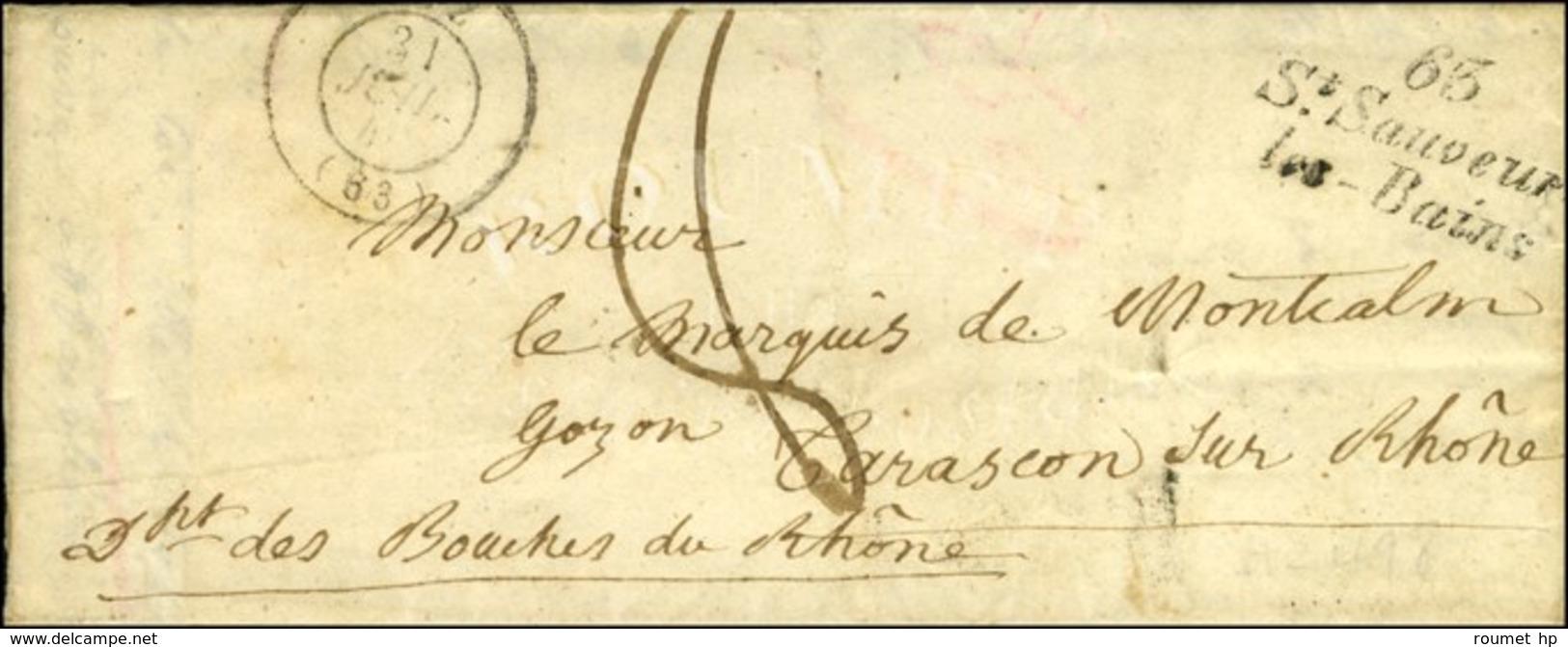63 / St Sauveur / Les-Bains. 1846. - TB / SUP. - 1801-1848: Precursors XIX