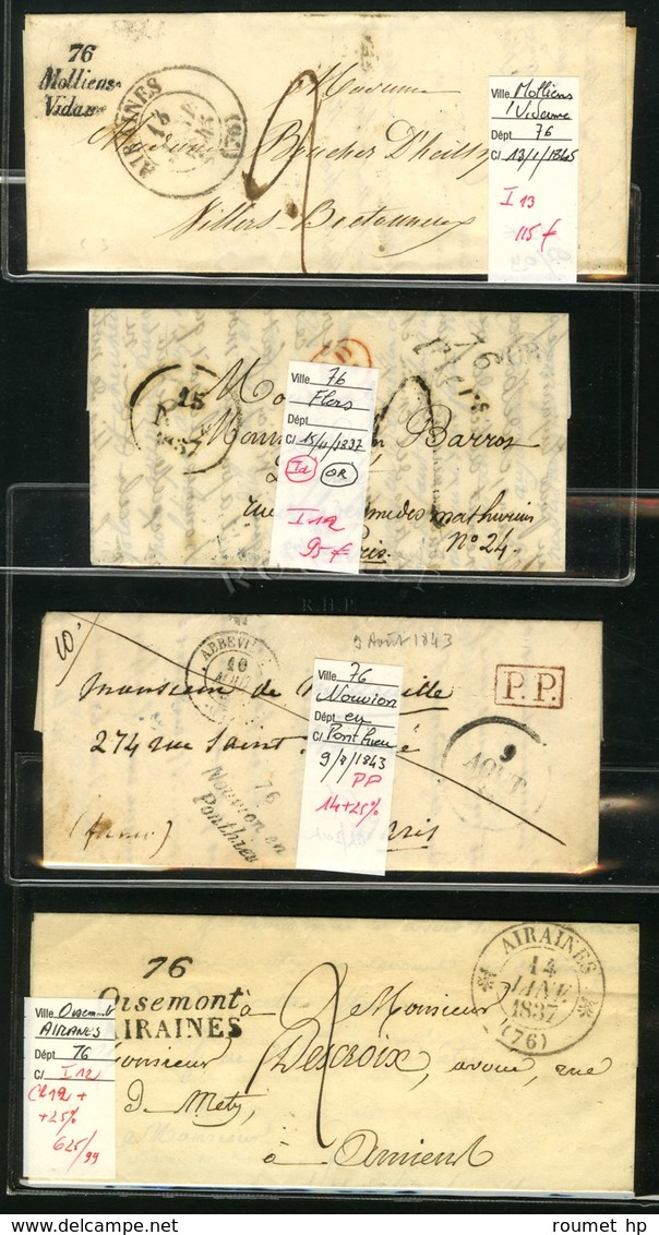 Lot De 4 Cursives De La Somme (cote 440). - B / TB. - 1801-1848: Precursori XIX