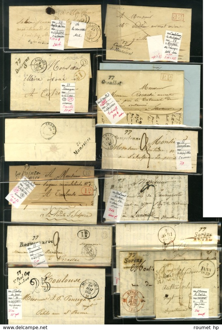 Lot De 14 Cursives Du Tarn (cote 2800). - B / TB. - 1801-1848: Precursori XIX