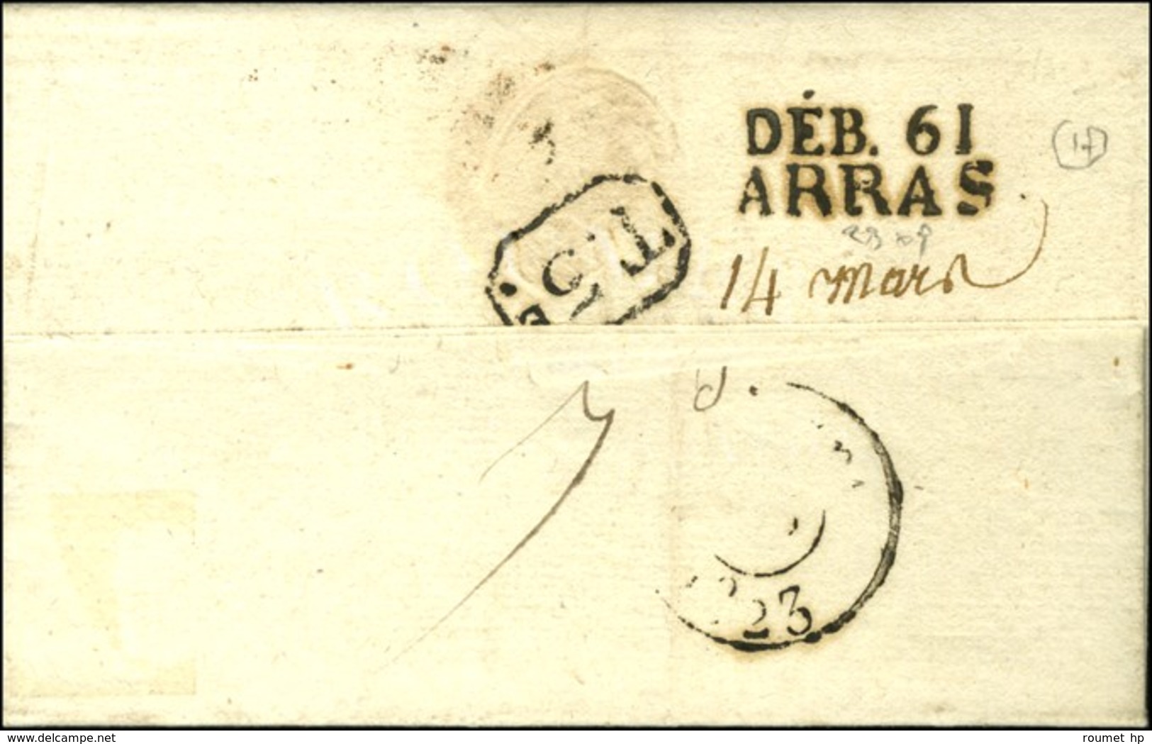 DEB 61 / ARRAS. 1823. - SUP. - Other & Unclassified