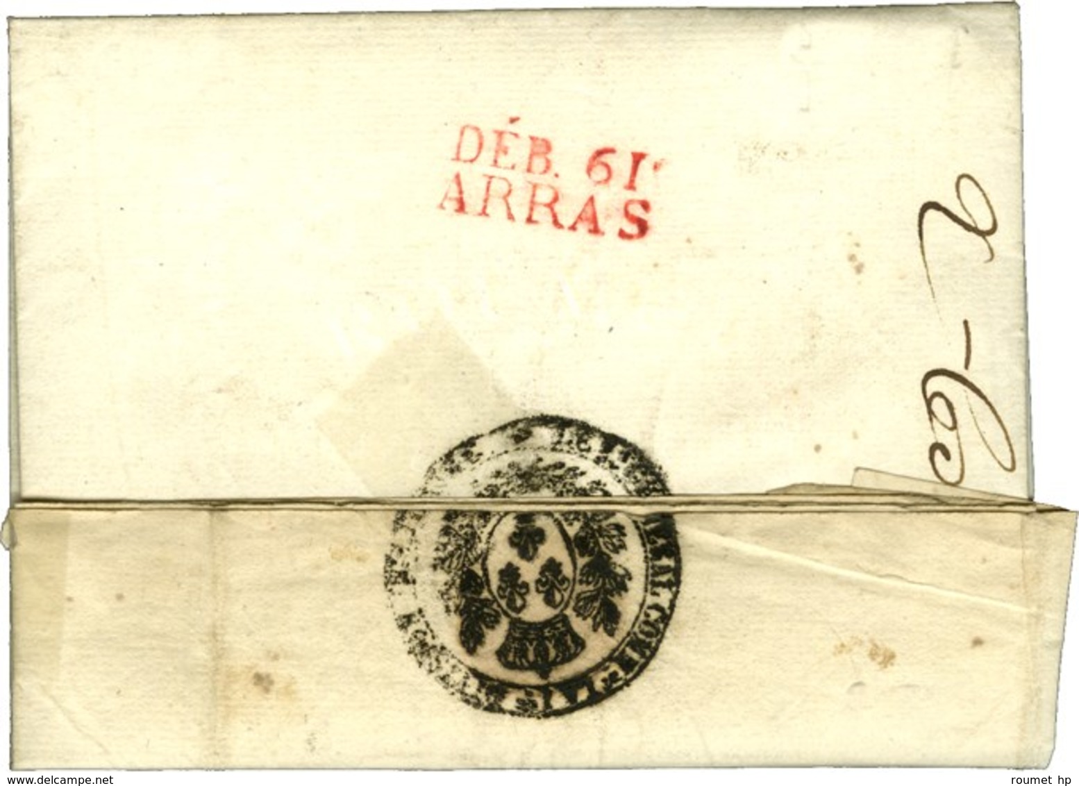 DEB 61 / ARRAS (R). 1819. - SUP. - Other & Unclassified