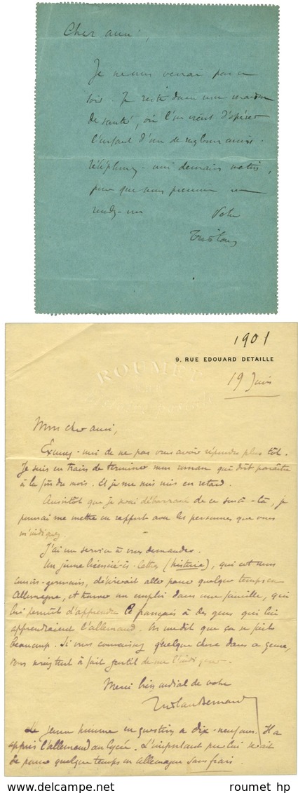 BERNARD Tristan, Paul, Dit (1866-1947), Romancier Et Auteur Dramatique. - Sonstige & Ohne Zuordnung