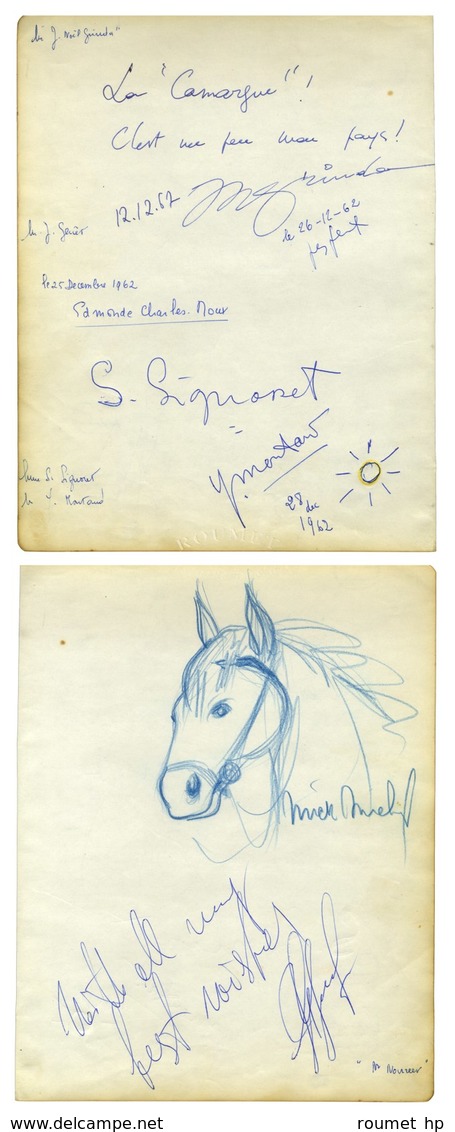 SIGNORET Simone (1921-1985) Et MONTAND Yves (1921-1991). - Altri & Non Classificati