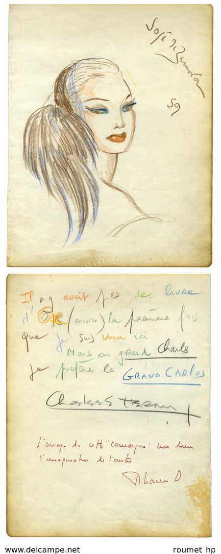 ZAMORA José De (1889-1971), Peintre, Décorateur Et Costumier. - Altri & Non Classificati