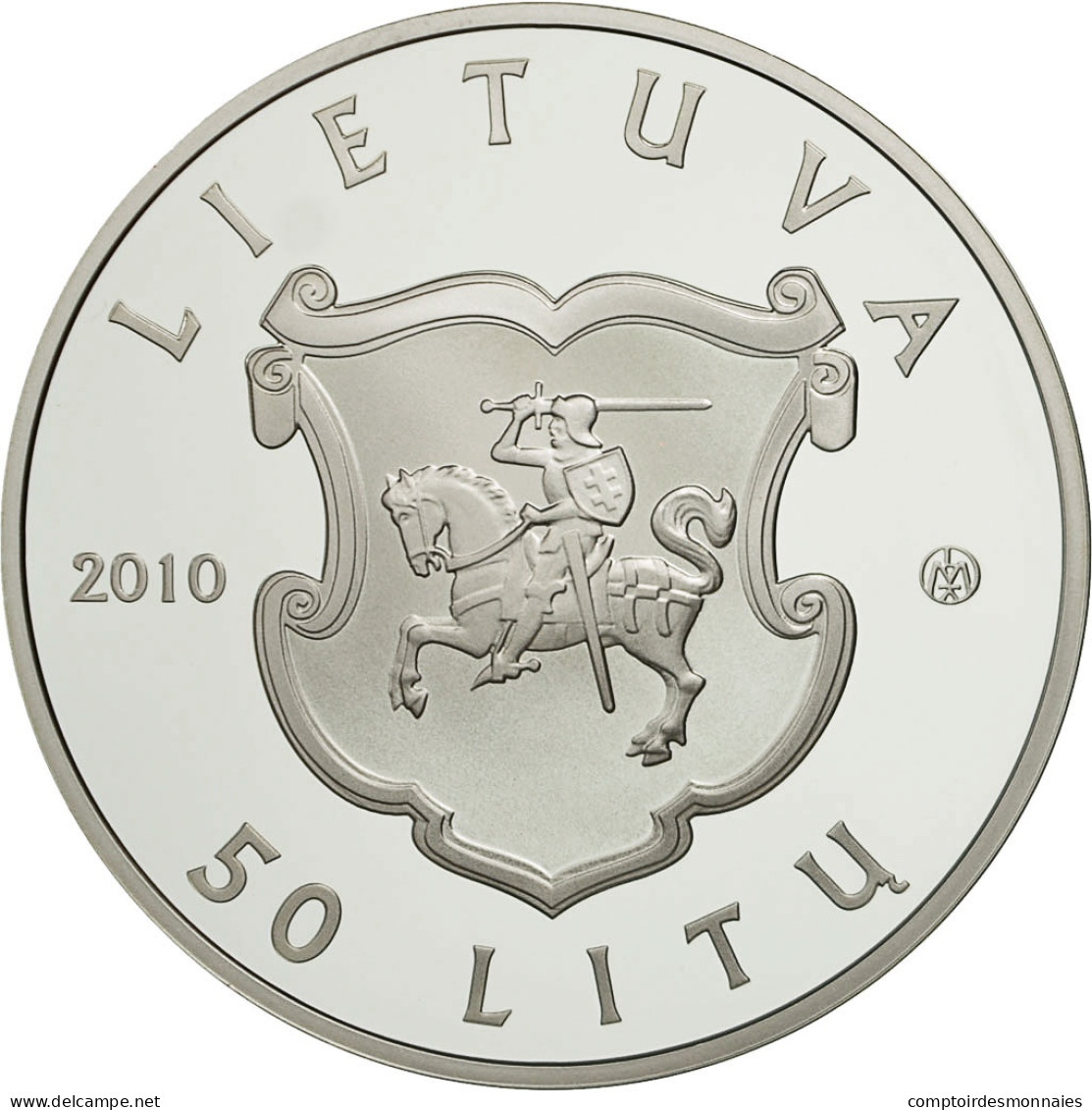 Monnaie, Lithuania, 50 Litu, 2010, FDC, Argent, KM:170 - Lituania