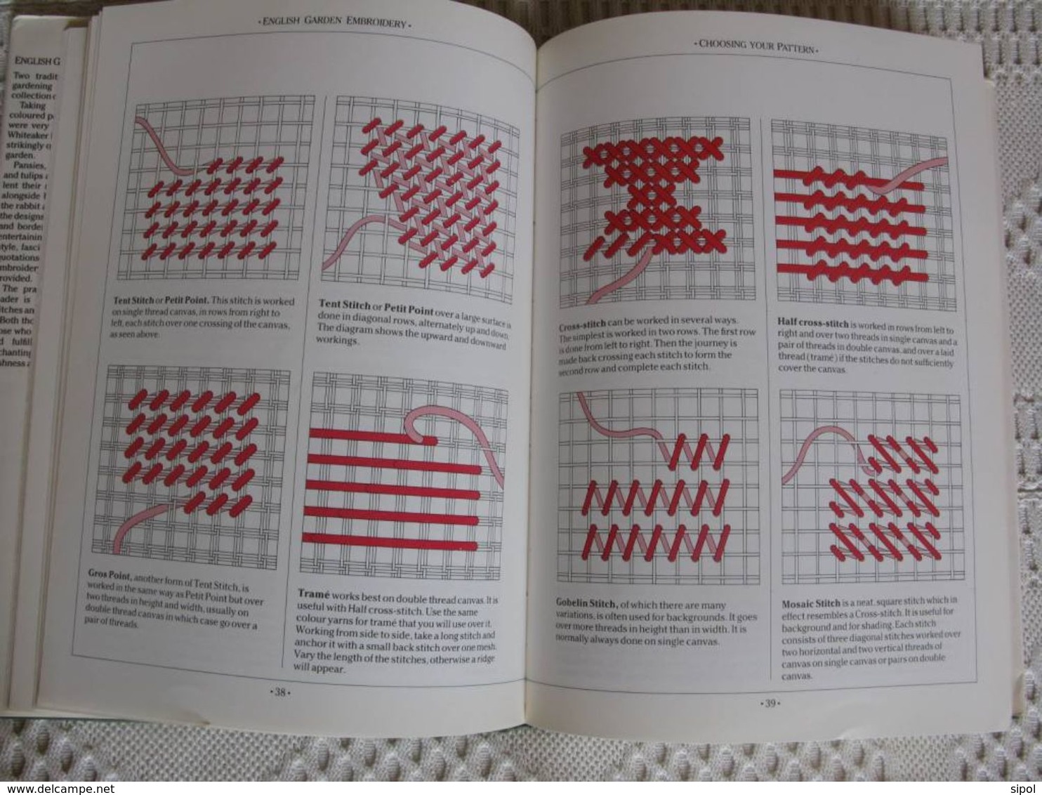 Loisirs  Créatifs  Points De Croix  English Garden Embroidery ( Stafford Whiteaker) 144 Pages - Practical Skills