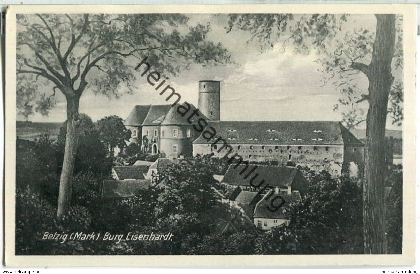 Belzig - Burg Eisenhardt - Verlag Otto Mildner Belzig - Belzig