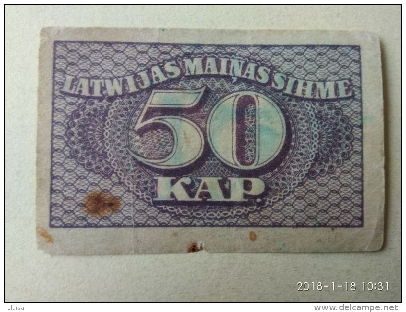 50 Kapeikas 1920 - Latvia