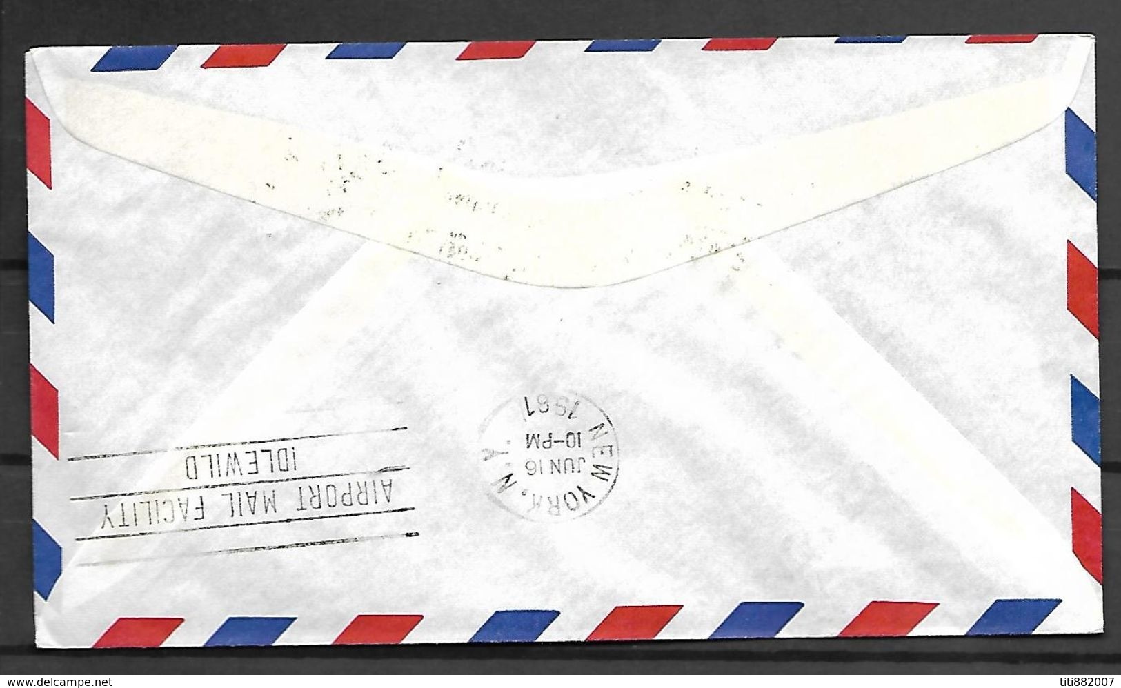 PAKISTAN    -   1961  .  Très Belle LETTRE. 1er Vol  De Karachi Pour New York  /  Par Avion - Airplanes