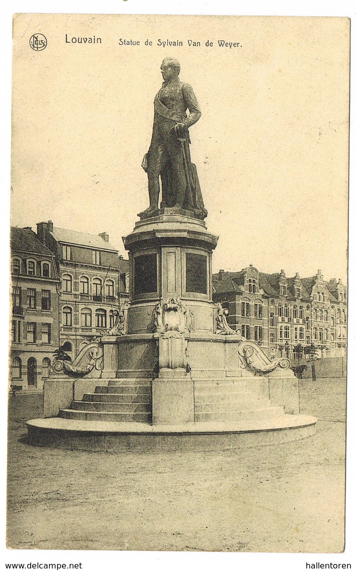 Leuven: Statue De Sylvain Van De Weyer  ( 2 Scans) - Leuven