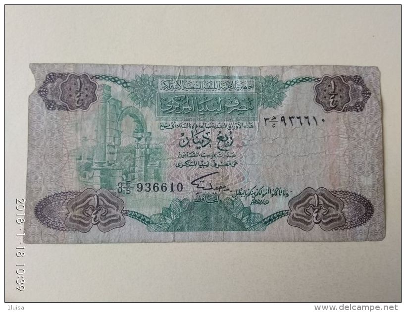 1/4 Dinar 1984 - Libia