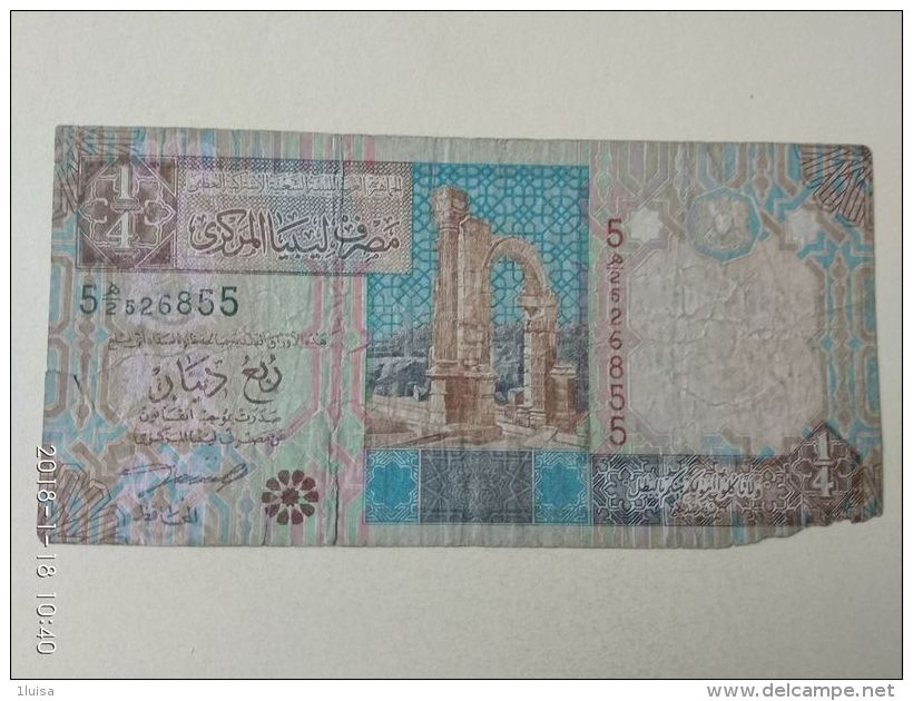 1/4 Dinar 2002 - Libya