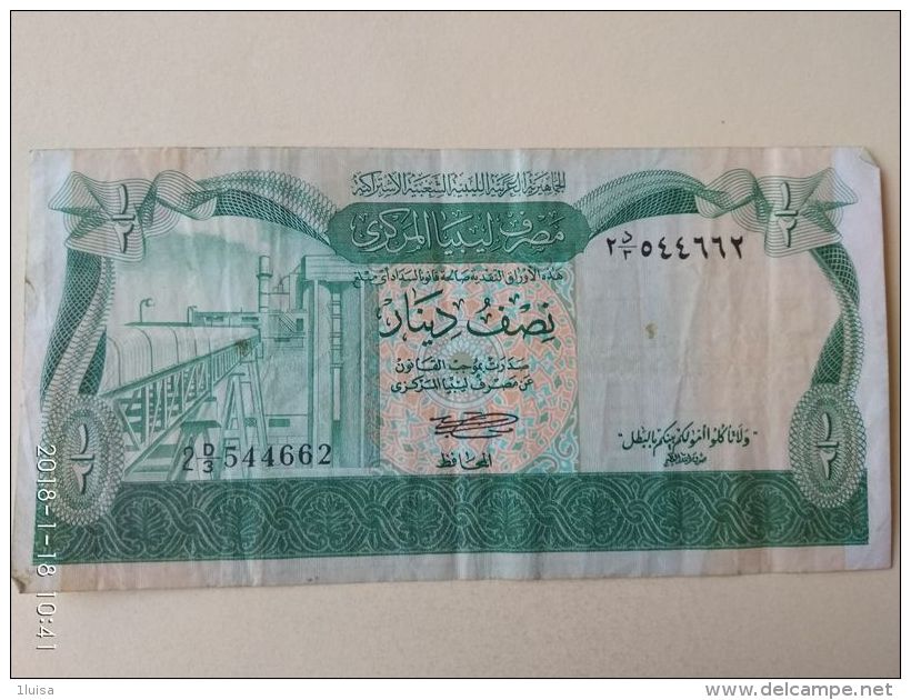 1/2 Dinar 1981 - Libia