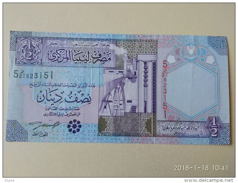 1/2 Dinar 2002 - Libia