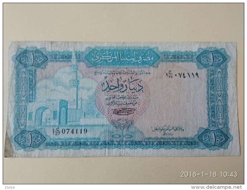 1 Dinar 1972 - Libye