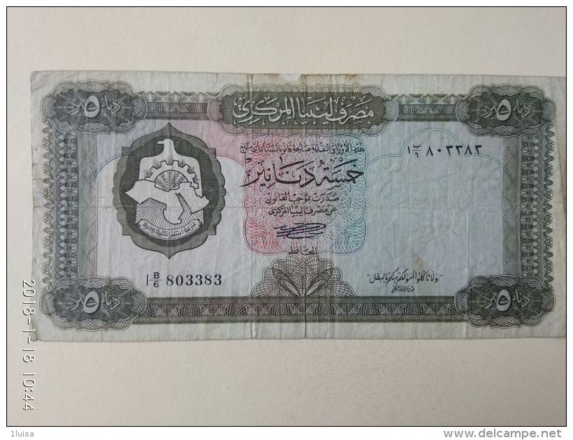 5 Dinar 1972 - Libia