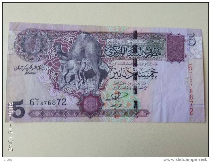 5 Dinar 2004 - Libya