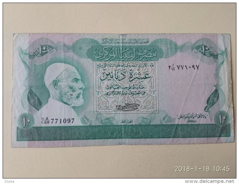 10 Dinar 1980 - Libya