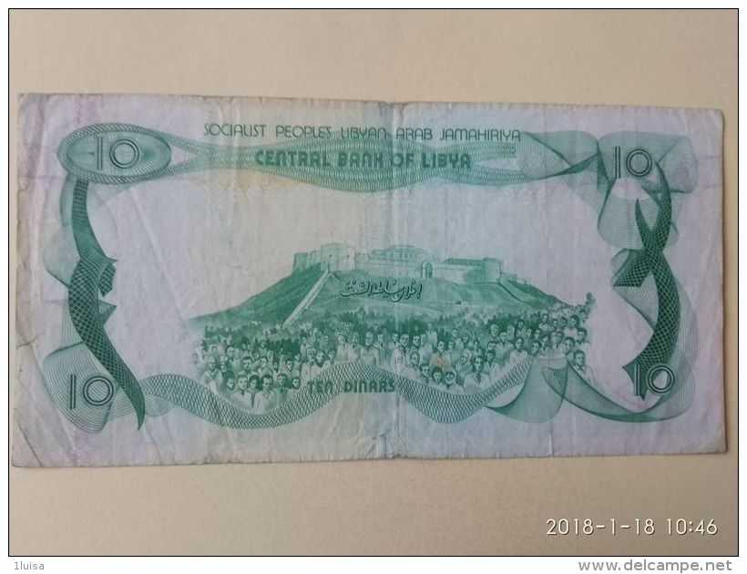 10 Dinar 1980 - Libye