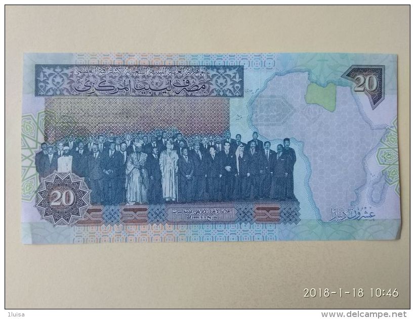 20 Dinar 2002 - Libye