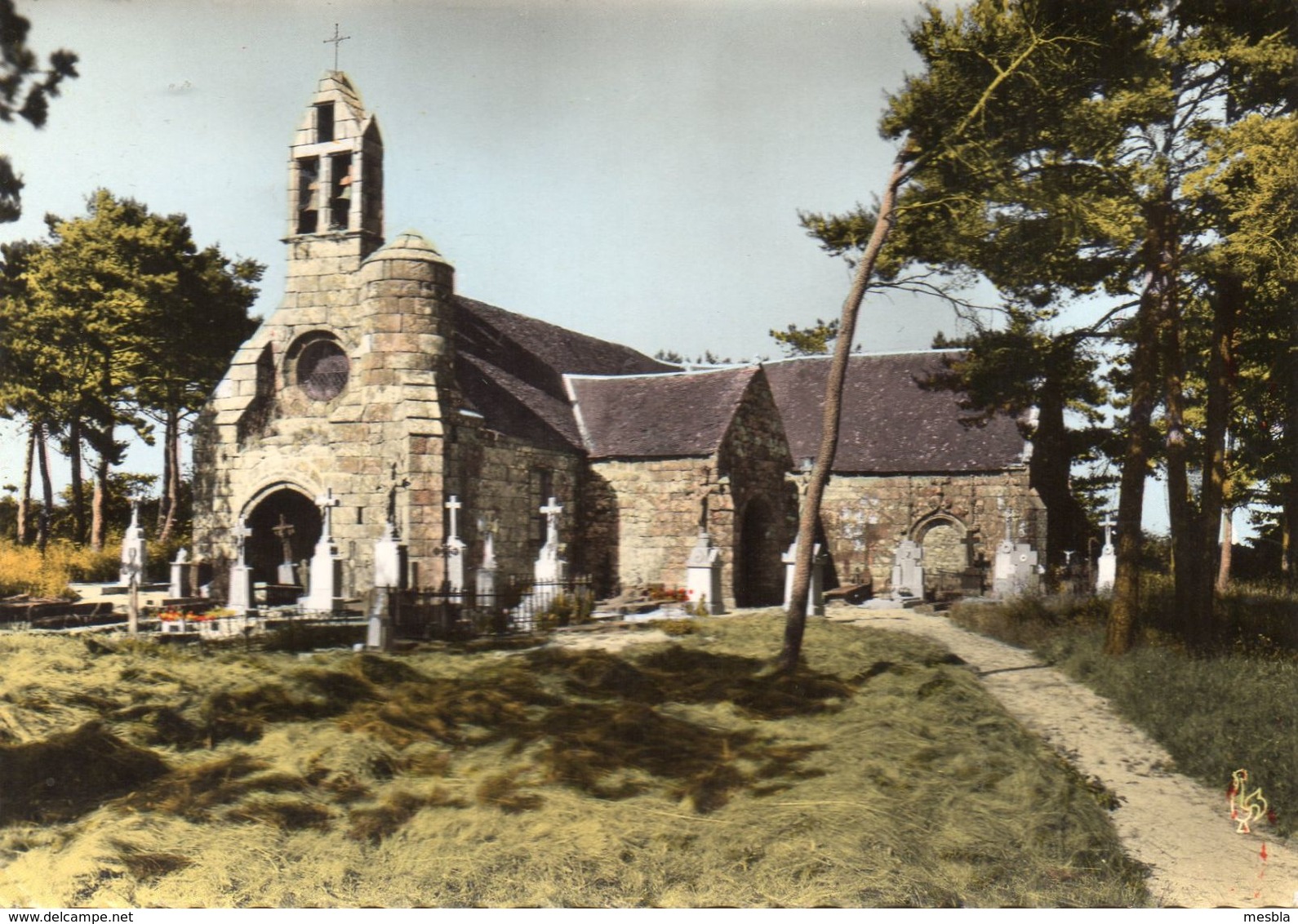 CPSM  -  Environs De CALLAC  (22)  Eglise De Burtulet En Saint Servais - Callac