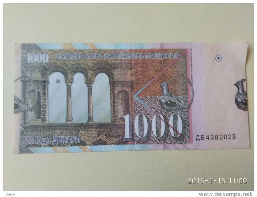 1000 Dinari 1996 - Macedonia Del Nord