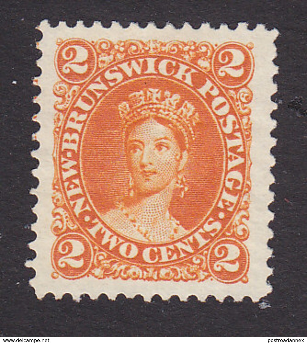 New Brunswick, Scott #7b, Mint No Gum, Victoria, Issued 1863 - Unused Stamps