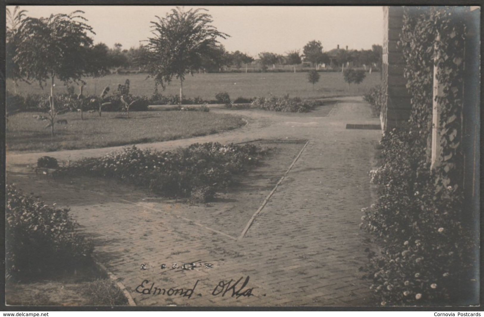 Gardens, Edmond, Oklahoma, C.1910 - AZO RPPC - Other & Unclassified