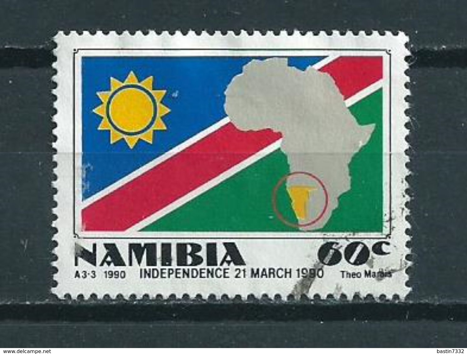 1990 Namibia Independence Used/gebruikt/oblitere - Namibië (1990- ...)