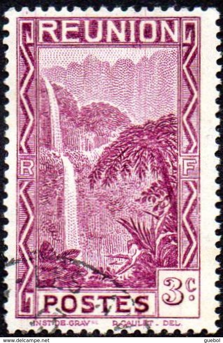 Réunion Obl. N° 163 - Vue -> Bras Des Demoiselles Le 3 Ct Violet - Oblitérés