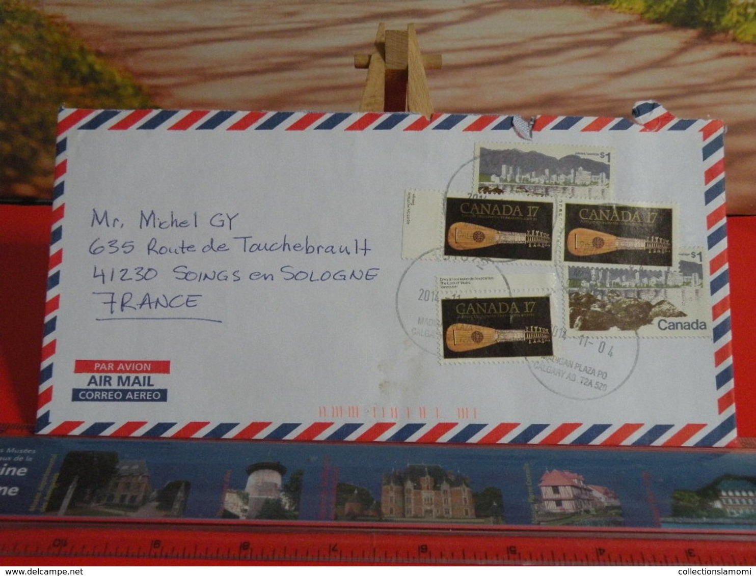 Timbres Sur Lettre > Enveloppe Par Avion Ail Mail Reçu 2004 > Canada - Luchtpost: Expres