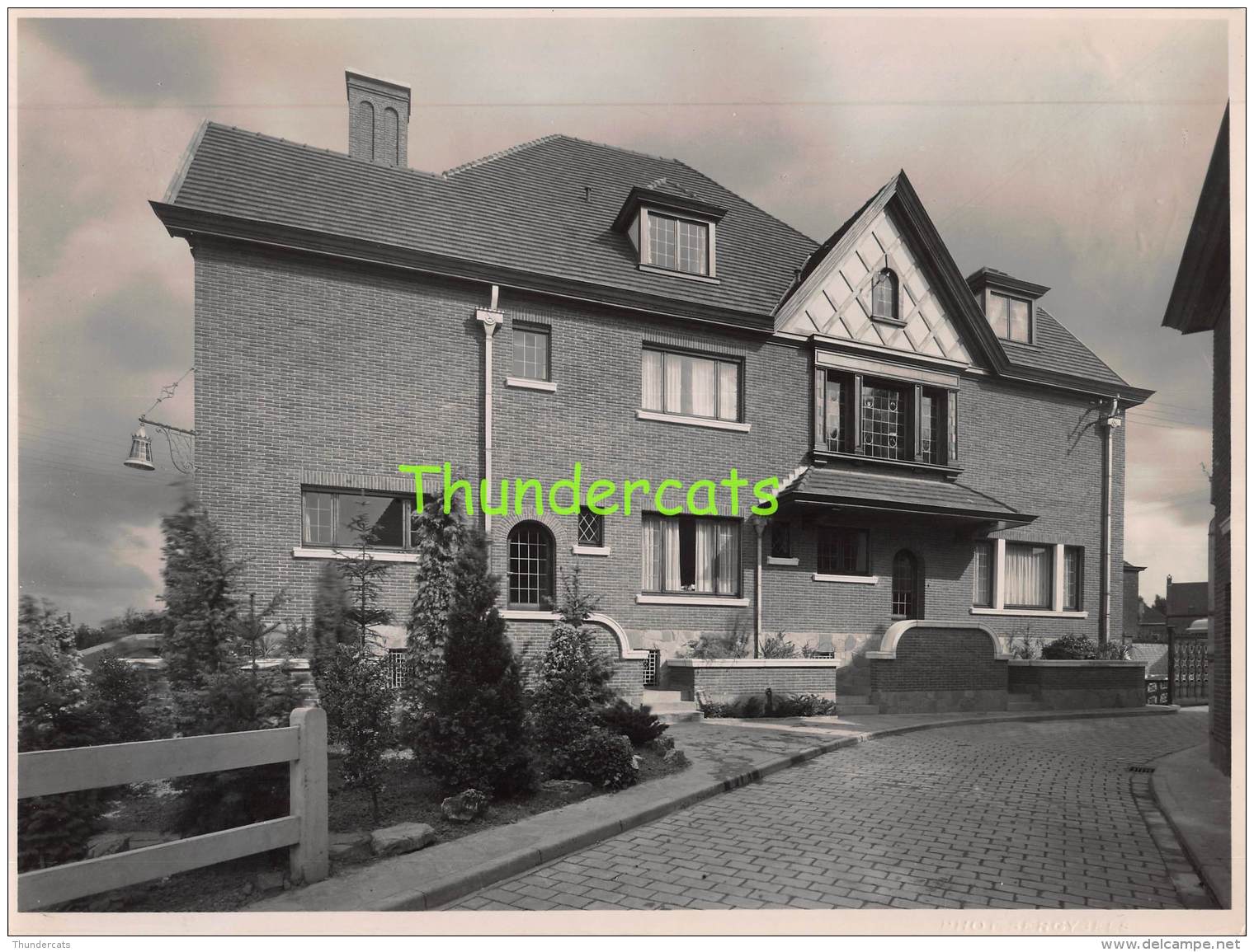 LOT VAN 9 FOTO'S 23 CM X 17 CM SERGYSELS VILLA'S WEST VLAANDEREN SINT IDESBALD ? KOKSIJDE ? OOSTDUINKERKE  KORTRIJK ? .. - Lieux