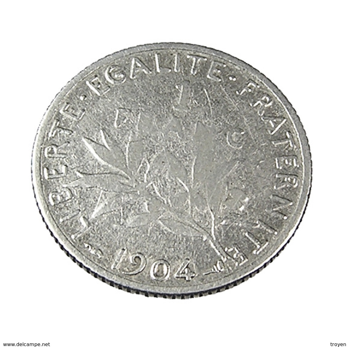 1 Franc - Semeuse  - France - 1904 - TB  - Argent - - Andere & Zonder Classificatie