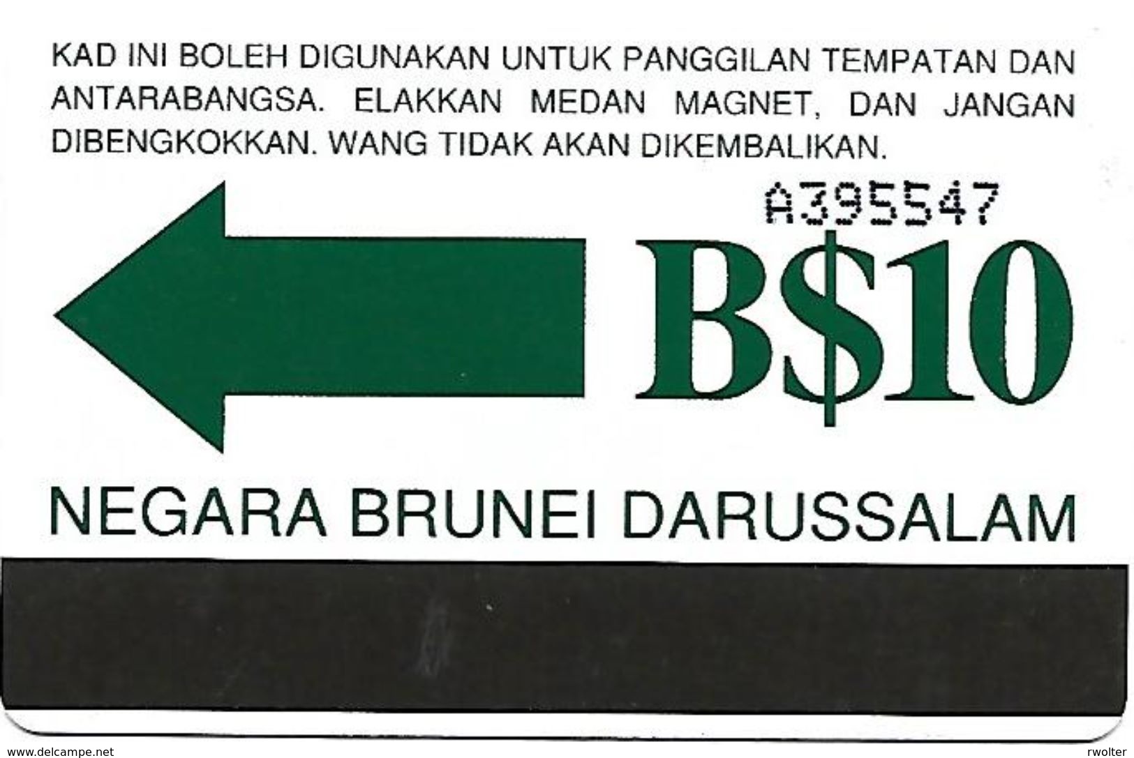 @+ Brunei - Orang Berbudi Kita Berbahasa 10$ - Ref : BN-JAB-0005 - Brunei