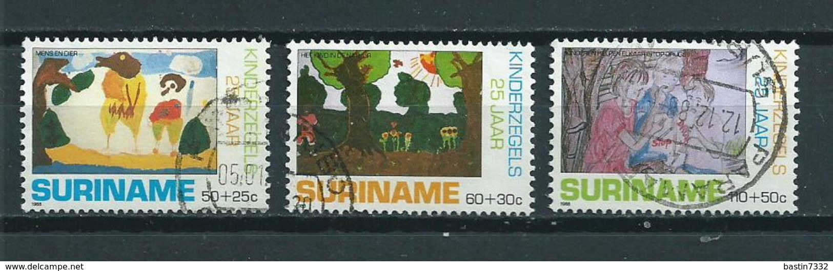 1988 Suriname Complete Set Child Welfare Used/gebruikt/oblitere - Surinam