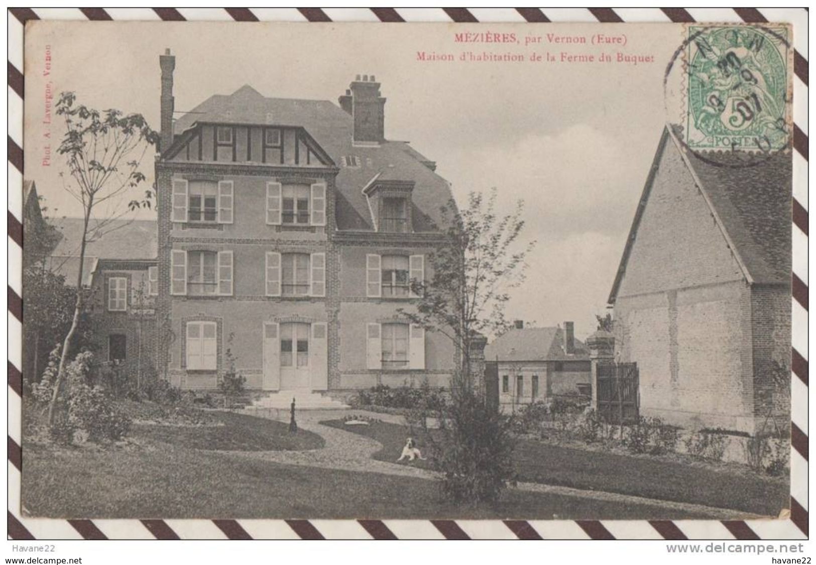 3AB767 Environs De VERNON - MEZIERES - Maison D'habitation De La Ferme Du Buquet   2 SCANS - Autres & Non Classés